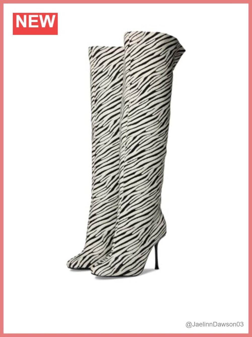 Over-the-Knee Canvas Stiletto Heel Boots Pull-On High-Top Fall